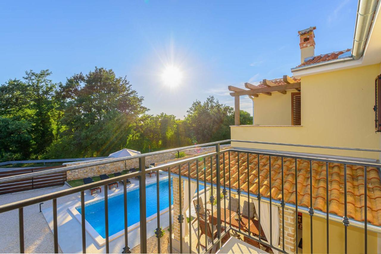 Villa David - Luxurious Secluded Villa With A Heated Pool Butkovići Kültér fotó